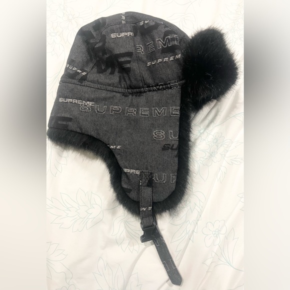 SUPREME dimensions logo denim trooper black - Picture 2 of 4